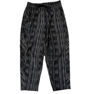 Athleta Black and White Striped Pants